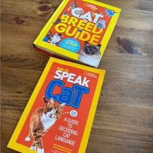 National Geographic How to Speak Cat — Orange and Yellow Cover & breed guide